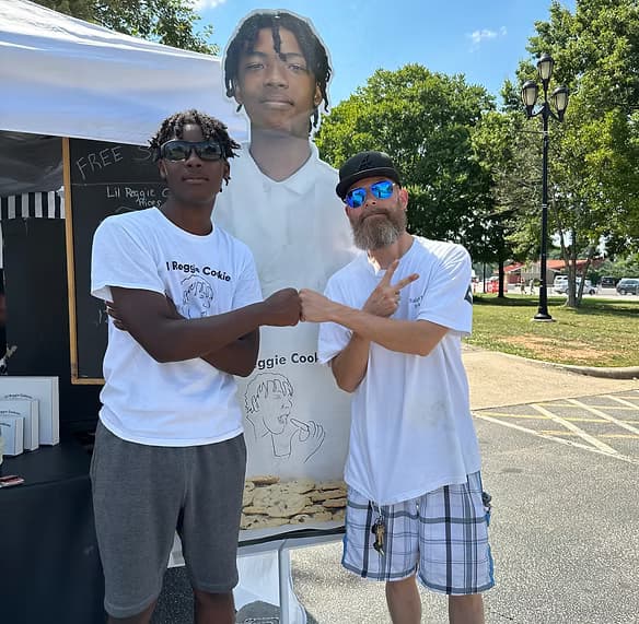 Lil Reggie Cookies team after the grand opening period